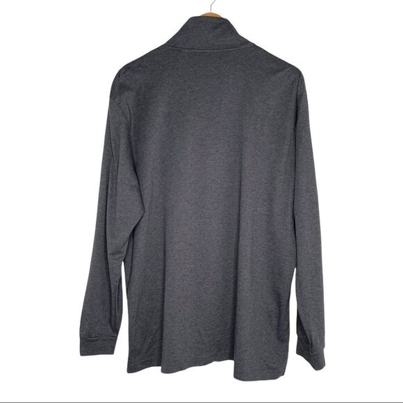 Men’s Grey Long Sleeve 1/4 Zip Pullover - Picture 2 of 6